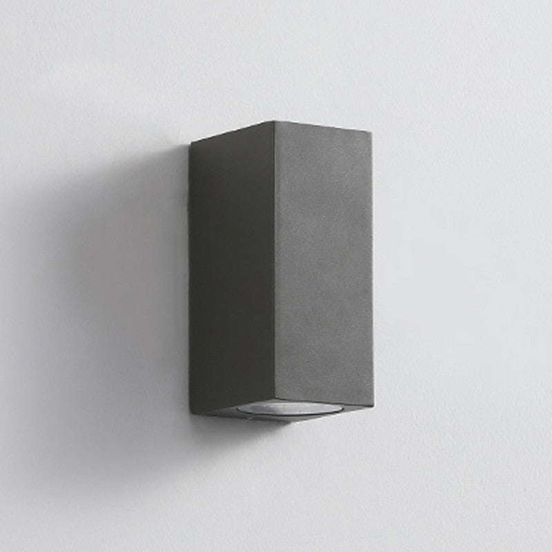 Modern rektangulär vägglampa